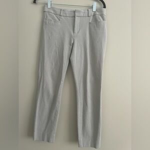 Banana Republic Light Grey Sloan Pants (Size 2P)